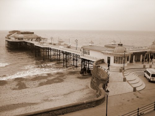 A colored view of Pier... in Cromer, Norfolk