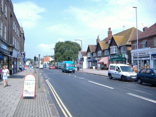 Broadwater Road in Broadwater not far from the green & Cricketers Parade. West Sussex