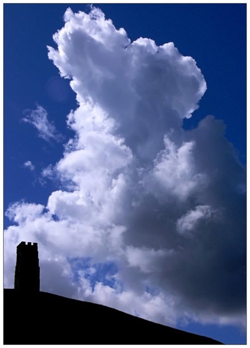 Glastonbury Tor, Somerset. Tor and Tower taken July 2006