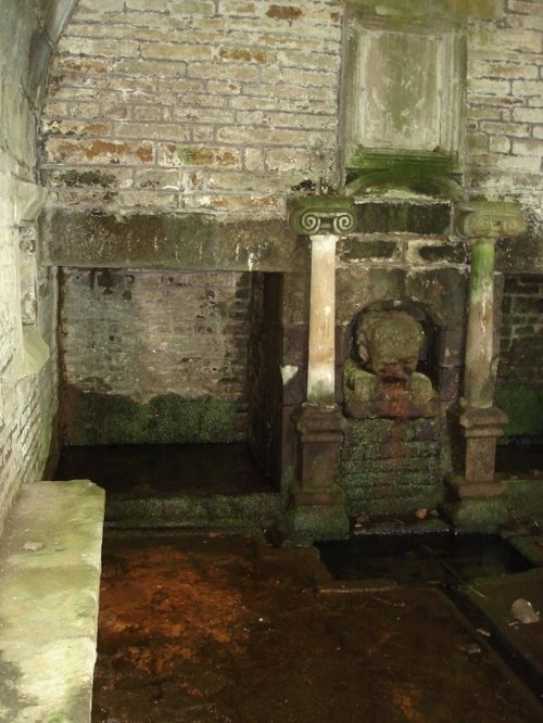 Inside the Well House, Tockholes, Lancashire. A rather eerie tourist attraction.