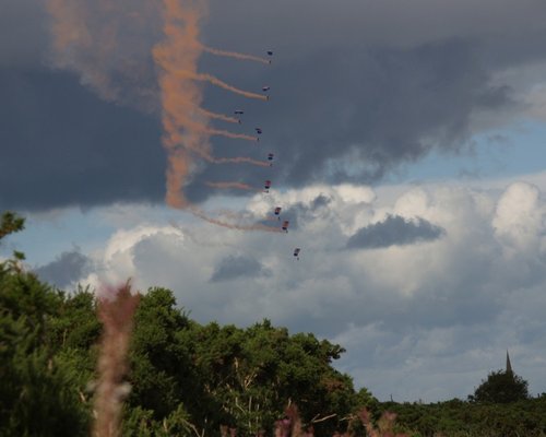 Parachute display, Silloth carnival, Cumbria 2006