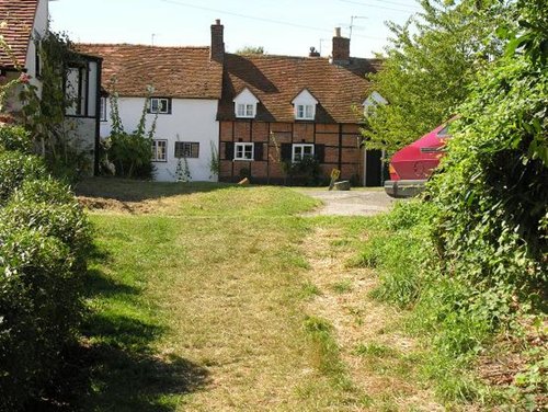 Riverside cottages which have also received brief fame in the Television series 'Midsomer Murders'