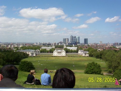 Taken in Greenwich, standing by the Observatory looking down over the hill.