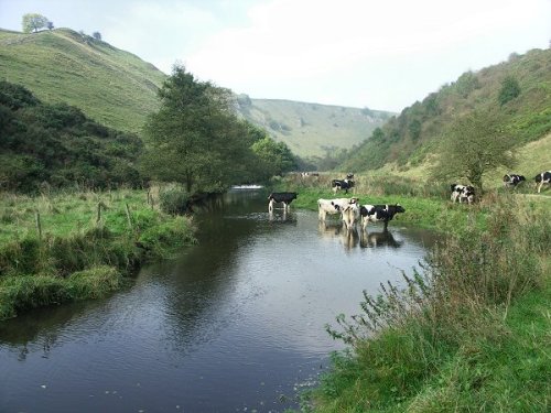 River Dove, Milldale, Derbyshire.