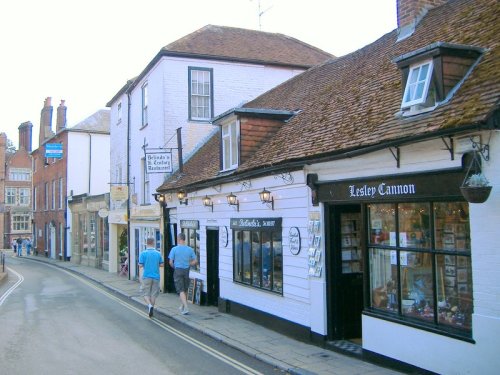One of the many little lanes found in Arundel, West Sussex.