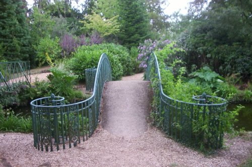 Swiss Gardens - one of the ornamental bridges in the garden