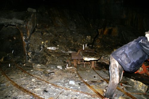 A picture of Llechwedd Slate Caverns