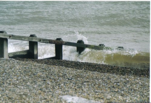 'wavebreakers' at Aldeburgh, Suffolk