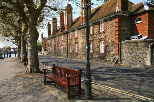 St Helen's Wharf, Thames embankment, Abingdon, Oxfordshire.