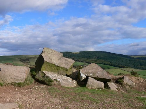 view from the summit of Tegg's Nose