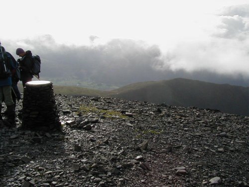 Summit of Skiddaw, Lake district
