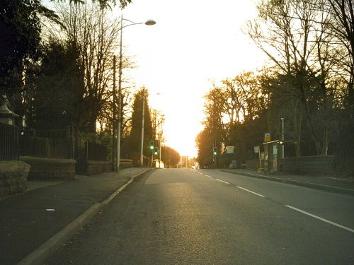 Broadgate, one of the main roads into and out of Beeston Nottingham.