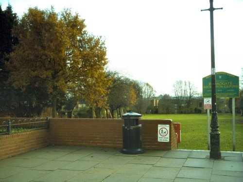broadgate park, Beeston, Nottinghamshire.
(taken before the redevelopment 2005)