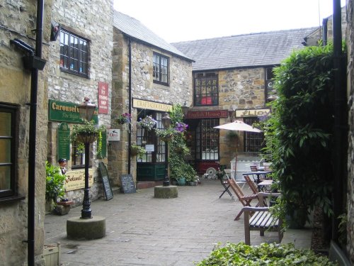 Shops in Bakewell, Derbyshire.