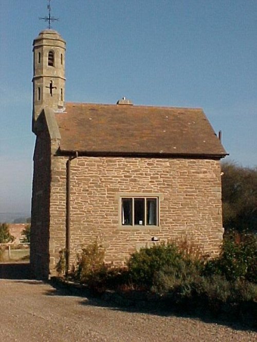 the 17th century chapel at Cheney Court, Bishops Frome, Herefordshire