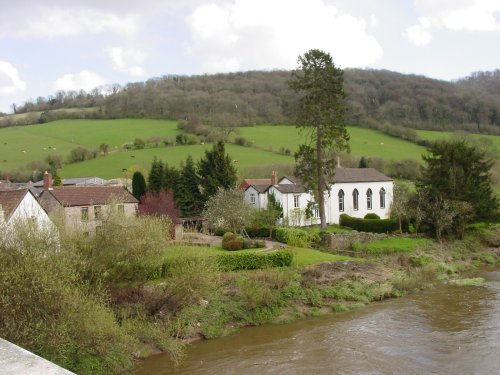 Tintern Parva from the Bridge