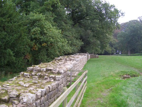Hadrian's Wall at Brunton Turret, near Chollerford, Northumberland - Oct, 2006