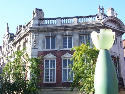 Buildings in Town Square, Warrington, Cheshire