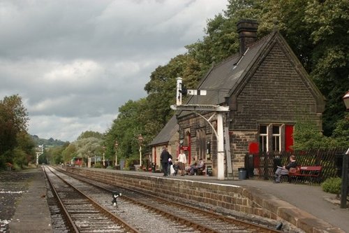 Darley Dale Station, Darley Dale Peak Railway, Derbyshire.