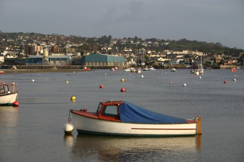 Boats on the River Teign, Shaldon, Devon.