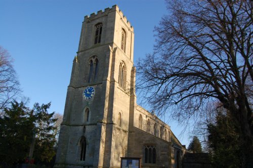 A picture taken at Sibsey Parish Church one sunny day, Lincolnshire.