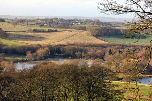 Derbyshire Countryside from Hardwick Hall taken on 1st January 2007.