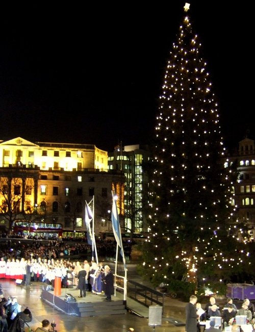 A picture of Trafalgar Square