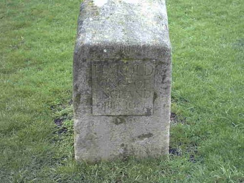 King Harolds (1066)'grave' at Waltham Abbey, Essex.