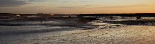 Dawn light, Brancaster Staithe harbour, Brancaster Staithe, North Norfolk.