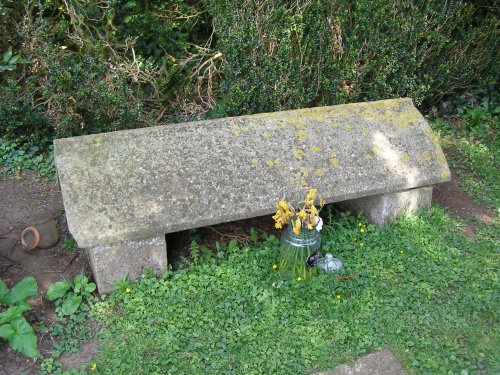 William Morris grave.  Kelmscott, Oxfordshire