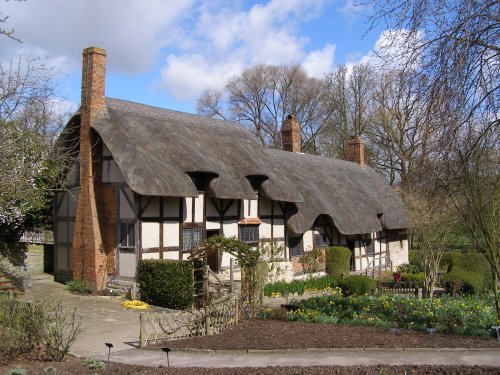 Anne Hathaway's cottage, just outside Stratford-upon-Avon