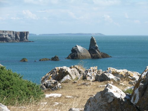 Church Rock, south of Broad Haven, Pembrokeshire
