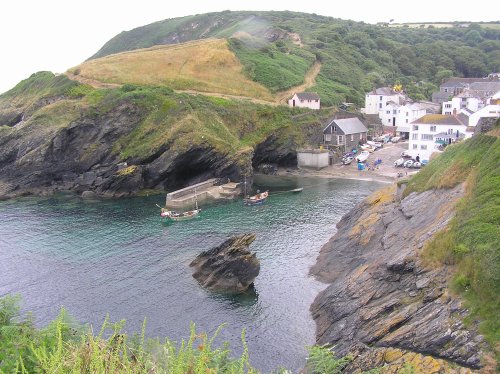 The harbour at Portloe, Cornwall. One of Cornwall's prettiest coastal villages