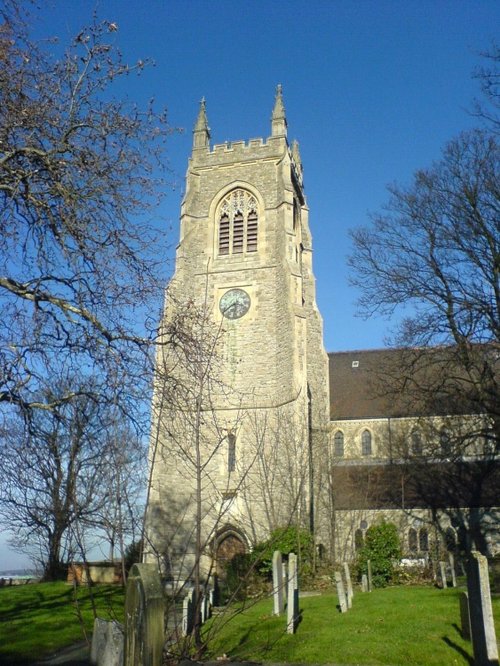 Chatham old church located near Dock Road in Chatham, Kent