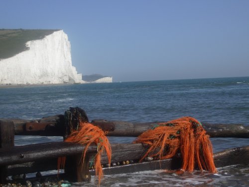 Cuckmere Haven in E.Sussex, looking east