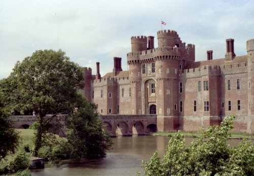Herstmonceux Castle, East Sussex. Taken in 1986