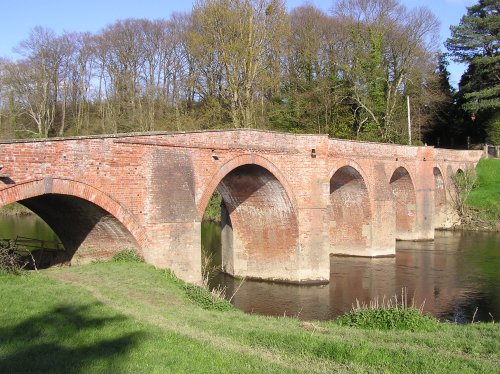 Bredwardine Bridge over the River Wye, Herefordshire