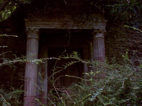 Lowther Castle, Cumbria. I took this picture just outside the castle and is a side entrance.
