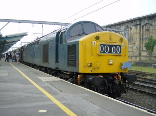 40145 - Preserved Diesel at Carlisle Railway Station