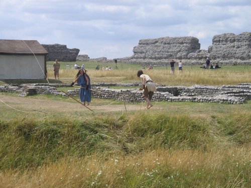 Richborough Roman Amphitheatre, Kent