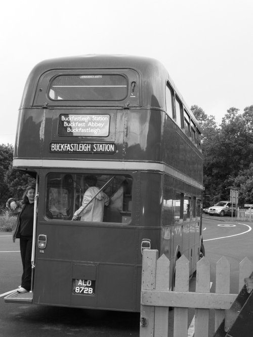 On the buses in Buckfastleigh, Devon