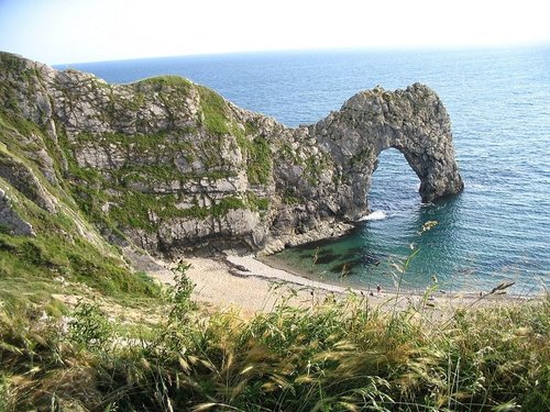 Durdle Door On A Beautiful Summer Day
