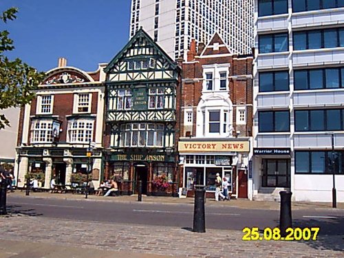 The Ship Anson Public house in Portsmouth, Hampshire