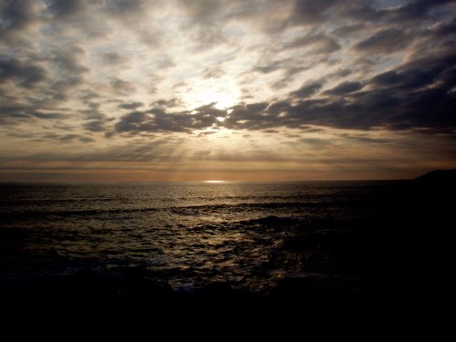 Sunset On Conwy, Wales