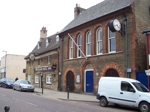 The Black Bull and Town Hall, Whittlesey