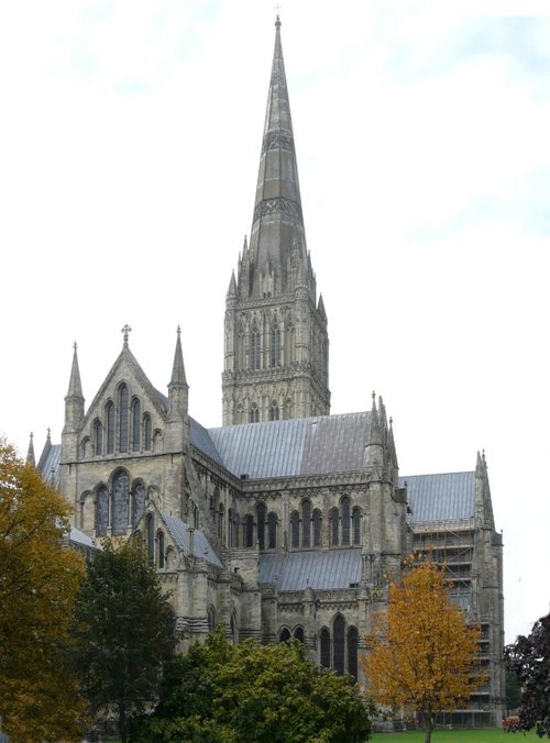 Salisbury Cathedral and Autumn Colours