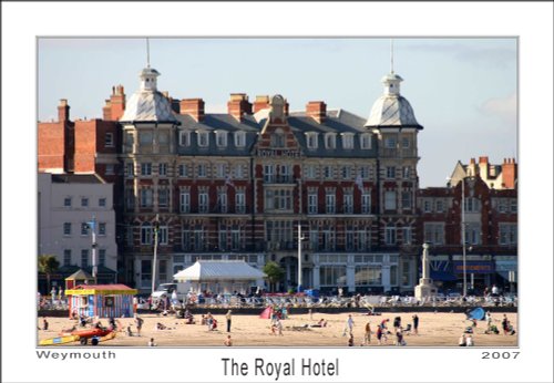 The Royal Hotel on Weymouth Seafront, Dorset