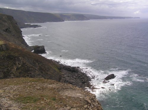 View from Cambeak, near Crackington Haven, Cornwall
