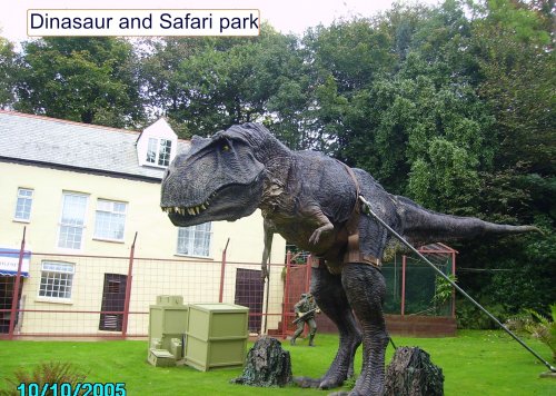 Dinosaur at Combe Martin Wildlife & Dinosaur Park, Watermouth, Devon
