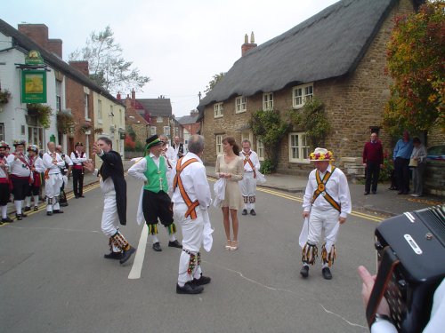 Morris Dancers in Northgate, Oakham